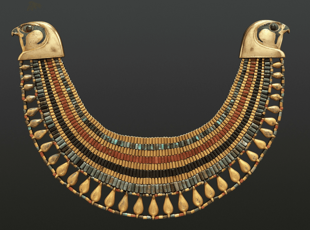 un collier large Senebtisi - Égypte antique