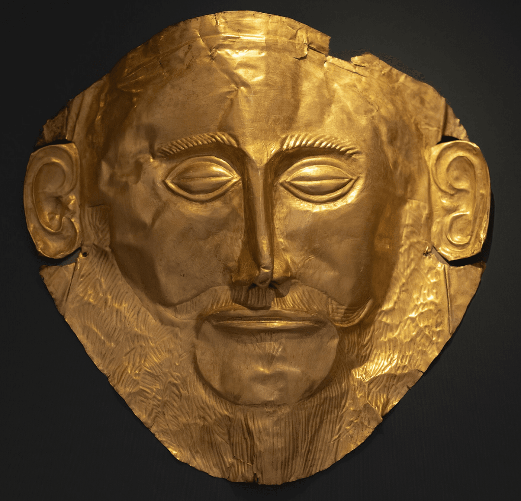 Masque d’agamemnon - la grèce égéenne